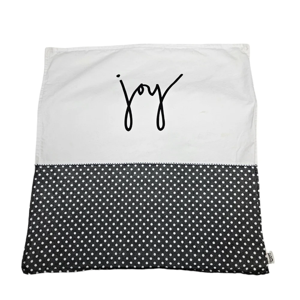 Ellen Degeneres Minimalist‎ Christmas Joy Throw Pillow Cover 20x20 C74